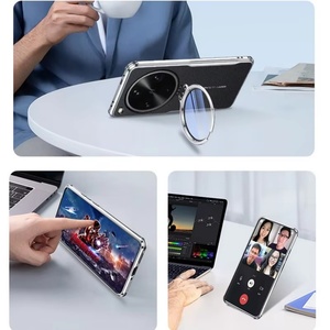 Étui de téléphone en cuir PU avec placage électrolytique avancé pour Oppo FIND X9Ultra X8S+ X8Ultra X9Pro avec support de film pour objectif et coque de protection - Product Image 3