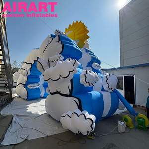 Arco Inflable con Diseño de Nube, Arco de Bienvenida Inflable para Fiestas y Eventos, Entrada Inflable - Product Image 3