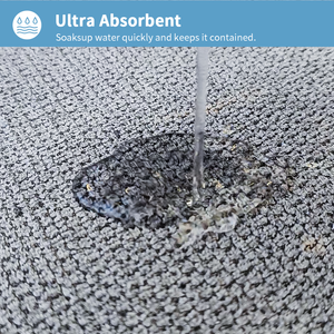 Tapis de salle de bain ultra fins sur mesure en gros, absorbants, séchage rapide, avec dos en caoutchouc - Product Image 4