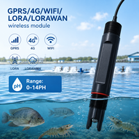 Sensor pH Air IoT GPRS/4G/WIFI/LORA/LoRaWAN dengan Modul Nirkabel WIF, Perangkat Lunak Server, dan Probe PH Digital untuk Akuakultur