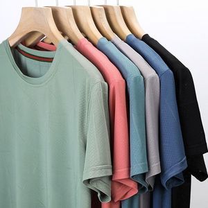 T-shirt Homme Col Rond 100% Coton Personnalisé FLOWORA DTG Oversize pour Entraînement Impression Sérigraphique Streetwear Homme Grammage Lourd - Product Image 1