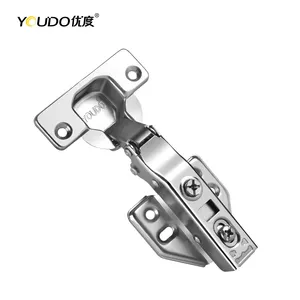 Manufacturing Furnitures Hinge YOUDO Factories Wholesaler 2 Way Furniture Hardware Hinge Adjustable Scharniere Soft Close Cabinet Hinge Hydraulic Hinge