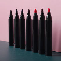 Crayon à lèvres liquide vegan de haute qualité, écologique, 7 couleurs, imperméable, marque privée, logo personnalisé