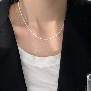 Collier pour femme CANNER Fashion S925 en argent sterling plaqué or 18 carats, design végétal, chaîne à maillons, classique, à porter tous les jours - Product Image 2