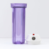 Boîtier de filtre à eau RO de 10 pouces pour système de purification et de filtration de l'eau domestique