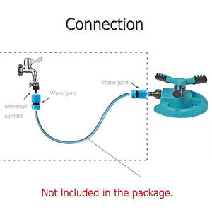 Juego de Aspersores de Jardín Giratorios de 360 Grados, Aspersor de Césped Automático de Plástico con Múltiples Boquillas para Uso en Exteriores - Product Image 3
