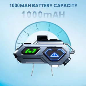 Kask interkom 1000M 2 kişilik interkom, 30H çalışma süresi Bluetooth motosiklet kask su geçirmez interkom kulaklık AI - Product Image 2