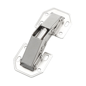 Bridge Type <b>Hinge</b> 4 Inch Hydraulic <b>Soft</b> <b>Closing</b> Surface Mount Furniture <b>Cabinet</b> Door <b>Hinge</b> Nickel Plated Iron Hardware Accessory - Product Image 4
