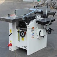 Machine combinée SICAR 400C, facile à utiliser, 3 en 1 : raboteuse, mortaiseuse et machine à épaissir