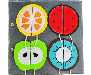 Livre d'activités pour bébé en feutre écologique fait à la main pour les enfants de 2 à 4 ans et de 5 à 7 ans, jouets d'éducation précoce - Product Image 6