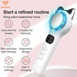 PAKISS Masseur de beauté multifonctionnel portatif Appareil de soins de la peau lifting du visage froid et chaud pour les yeux et le cou - Product Image 3