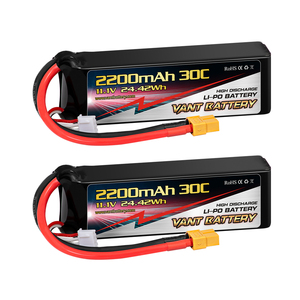 Vant/Xung/zeee/gensace/kypom/maxamps/nano-công nghệ LiPo pin <span class=keywords><strong>2200mAh</strong></span> <span class=keywords><strong>11.1V</strong></span> 3S 30C với XT60 cho đa cánh quạt RC bay không người lái - Product Image 3