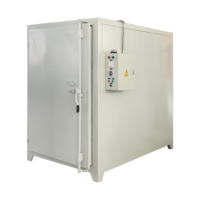 Ailin Four de séchage de poudre manuel à chauffage électrique Four de séchage de poudre avec chariot pour meubles métalliques Support en aluminium et aluminium