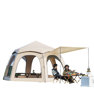 Venta al por mayor <span class=keywords><strong>de</strong></span> carpas hexagonales portátiles, plegables, totalmente automáticas y <span class=keywords><strong>de</strong></span> apertura rápida para acampar al aire libre en la <span class=keywords><strong>playa</strong></span>, con protección contra la lluvia. - Product Image 1