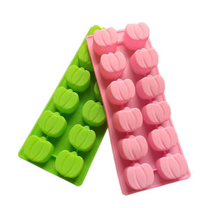 Hot Sale 12 Pack Silicone Pumpkin and Biscuit Mold Cake Tools Mold for <b>Chocolate</b> and Baking Bpa Free Candy Biscuit Mold - Product Image 5