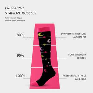 Nouveau sport cyclisme Long Tube pour courir des chaussettes extensibles infirmière Leggings Fitness Compression bas - Product Image 3