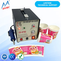 Nouvelle soudeuse à ultrasons portative pour le collage de manchons d'emballage, machine de scellage de joints de manchons de tasses 110V/220V certifiée CE