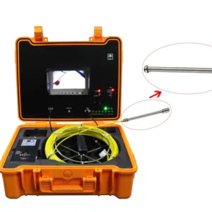 Witson Mini Flexible 10-20m Pipe Inspection Camera with 8 High Bright White LEDs and 13.5mm camera head for sale