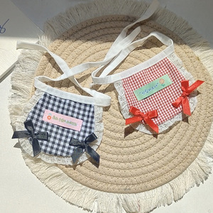 ผ้ากันเปื้อนสัตว์เลี้ยงลายการ์ตูนสไตล์เกาหลี ทำจากโพลีเอสเตอร์ สำหรับสุนัขพันธุ์บิชอนฟริเซ่ ปอมเมอเรเนียน ชุดเด็กอ่อน อุปกรณ์เสริมตุ๊กตา - Product Image 2