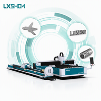 CNC-Faserlaserschneidmaschinen Hochwertige LX3015FHT 3kW 6kW Metallplatten- und Rohrfaser-CNC-Laserschneidmaschine für Metall