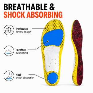 Solette <span class=keywords><strong>per</strong></span> Scarpe da Pickleball - Inserti con Supporto <span class=keywords><strong>per</strong></span> l'Arco Plantare e Superficie Super Grip, Ammortizzazione Premium del Tallone, Migliora la Stabilità del Piede - Product Image 2