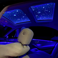 Film panoramique pour toit ouvrant de voiture, éclairage d'ambiance intérieur, film ciel étoilé avec lampe étoilée pour voiture