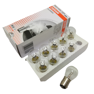 หลอดไฟเบรกรถยนต์ฮาโลเจน 7528 P21/<span class=keywords><strong>5W</strong></span> <span class=keywords><strong>12V</strong></span> Bay15D แบบใหม่ ไส้หลอดคู่ ขาสูง/ต่ำ รับประกัน 1 ปี - Product Image 4