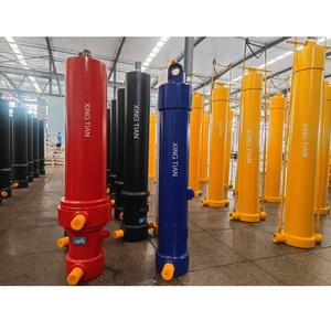 Vérin hydraulique télescopique de 200 tonnes avec roulement à billes en acier 27SiMn certifié ISO9001 <span class=keywords><strong>pour</strong></span> vérin de levage de camion à benne <span class=keywords><strong>basculante</strong></span> et <span class=keywords><strong>remorque</strong></span> - Product Image 2