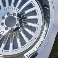 Jantes forgées 20x10 24x14 22x12 26x16 à 8 trous, entraxes 6x139.7 8x6.5 8x180, finition polie pour Chevrolet Silverado