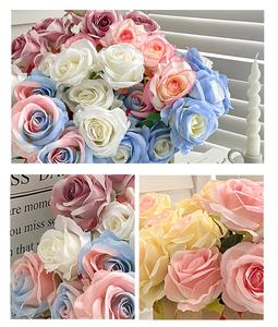 Rose Nouvelle Conception <span class=keywords><strong>Belle</strong></span> Fleur Artificielle en Soie Colorée Réaliste Faite à <span class=keywords><strong>la</strong></span> Main Cadeau <span class=keywords><strong>de</strong></span> <span class=keywords><strong>la</strong></span> Saint-Valentin Décoration Intérieure Maison - Product Image 6