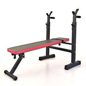 Weightlifting <b>Bench</b> With Adjustable Height And Barbell Rack For <b>Indoor</b> Fitness Training Equipment - Product Image 1