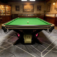 Table de billard de luxe professionnelle pour tournoi, vente en gros pour clubs