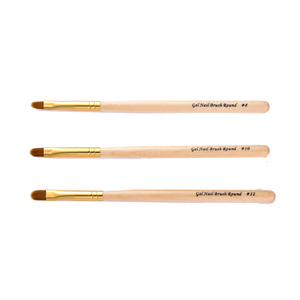 <span class=keywords><strong>Original</strong></span> Color madera cabeza redonda Nail Art Brush nuevo Nylon puro <span class=keywords><strong>Kolinsky</strong></span> pintura herramienta pluma Premium calidad uñas cepillo - Product Image 6