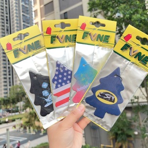 Bosdieren Promotie Langdurige Aangepaste Auto Papier Hangende Parfum Boom Design Mell Luchtverfrisser Spiegelgeur Geuren - Product Image 1