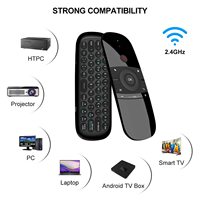 Control Remoto para Smart TV, Mouse Inalámbrico, Teclado Inalámbrico, Mouse Volador de 2.4GHz, Teclado y Mouse Remoto Inalámbrico para Android TV Box/PC/Smart TV