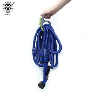 Crochet pour tuyau d'eau 5M Enrouleur de tuyau d'arrosage avec crochet et pince pour tuyau d'eau rond pour lavage de voiture et jardinage - Product Image 3
