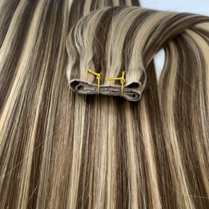 Pianoforte un lato iniettare un <span class=keywords><strong>altro</strong></span> nastro normale nelle estensioni dei capelli gemelli invisibili con foro doppie estensioni dei capelli disegnate più recenti - Product Image 2