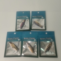 NOUVEAU MAJOR Leurre Cuillère Métallique Ultralégère 3g 5g à Hameçon Simple pour la Pêche en Eau Douce (Truite, Brochet, Saumon)