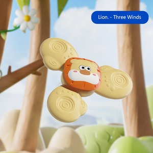 Jouets à ventouse sur le thème des animaux, lot <span class=keywords><strong>de</strong></span> 3 fidget spinners sensoriels avec éléments <span class=keywords><strong>de</strong></span> dentition - Product Image 3