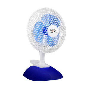 Quạt Để Bàn TNTSTAR Màu Xanh 6 Inch Ac 220V Điện Tử Màu Xanh Mini Smallr Echargable Máy Tính Để Bàn Trang Chủ Văn Phòng Lắc Sàn Giá Đỡ - Product Image 3