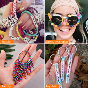 <span class=keywords><strong>Kit</strong></span> de fabrication de <span class=keywords><strong>bijoux</strong></span> avec outils, fournitures, perles, fils, breloques <span class=keywords><strong>pour</strong></span> adultes, adolescents, enfants, filles, colliers, bracelets, boucles d'oreilles, pendentifs - Product Image 6