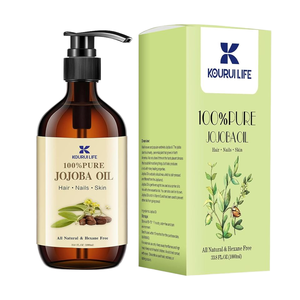 KOURUILIFE USDA Aceite de Jojoba Puro Certificado Orgánico 100% 33,8 Fl.oz Bomba Hidratante Profundamente Antienvejecimiento PARA EL Cabello Facial Cuerpo Esquí - Product Image 6