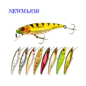 NEWMAJOR 48 มม.4G Mini Sinking Minnowตกปลาล่อSwimbait Wobblersฮาร์ดปลาเทราท์เหยื่อประดิษฐ์Trollingอุปกรณ์ตกปลา