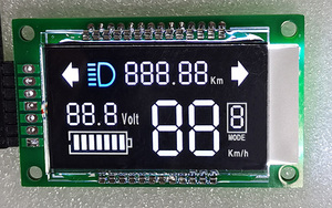 Factory New <strong>Customized</strong> Speedometer Motorcycle <strong>Lcd</strong> Screen For Motorcycle <strong>7</strong> <strong>Segment</strong> Ex155 <strong>Lcd</strong> <strong>Display</strong> Vehicle Sh Mode - Product Image 2