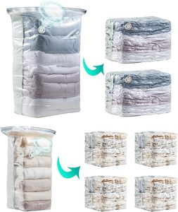 Bolsas de almacenamiento al vacío Organizadores Libera 80% Espacio Bolsas selladoras al vacío extra grandes para edredones Bolsas selladas al vacío para ahorrar ropa - Product Image 4