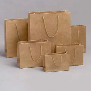 Sacs en papier pour cadeaux de mariage en gros, recyclables, sacs en papier personnalisés pour les achats, sacs en papier blancs marbrés - Product Image 6