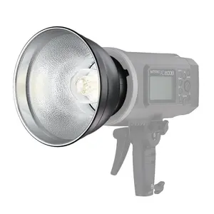 Godox Penutup Lampu Reflektor 55 Derajat, 7 Inci Standar Reflektor Piring Bowens Mount untuk Flash Strobo Studio AD600B DE300 DE400