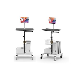 Bureau debout réglable en métal avec garantie de 24 mois Design moderne pour l'école, l'hôpital et l'atelier Compatible avec les tablettes - Product Image 5