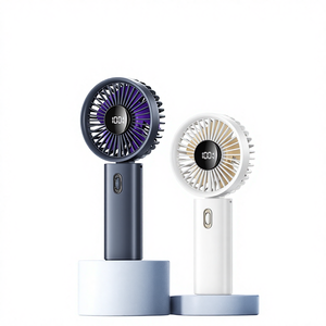 Nouveau <span class=keywords><strong>ventilateur</strong></span> portable à vitesse variable sans paliers, <span class=keywords><strong>petit</strong></span> <span class=keywords><strong>ventilateur</strong></span> turbo, affichage numérique, 100 vitesses, pliable, silencieux, pour l'extérieur, le camping-car, la maison - Product Image 1