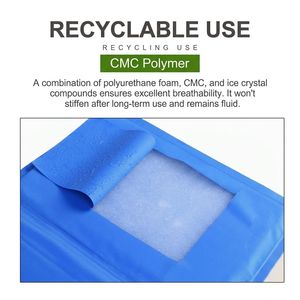 Cuccia per Cani Pieghevole Premium Riutilizzabile Eco-friendly Quadrata, Materasso Moderno in PVC Impermeabile con Gel Rinfrescante, Tappetino Solido Estivo per Cuccioli - Product Image 6